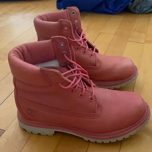 Fun and Unique Pink Timberland Boots